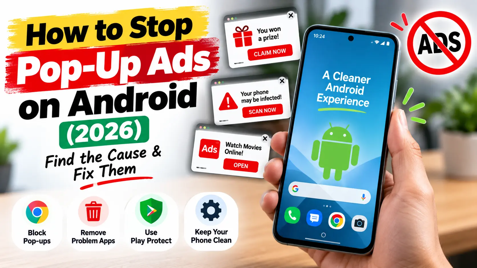 How to stop pop-up ads on Android